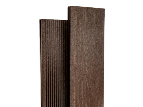Террасная доска МПК, полнотелая, 150х24х3000 (4000), Шоколад