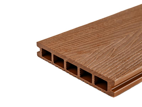 Террасная доска МПК, пустотелая, 3D, 150х24х3000 (4000), Орех