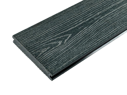 Террасная доска МПК, полнотелая, 150х24х3000 (4000), Графит