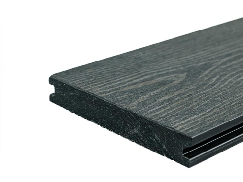 Террасная доска МПК, полнотелая, 150х24х3000 (4000), Графит