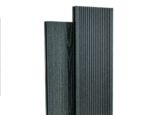 Террасная доска МПК, полнотелая, 150х24х3000 (4000), Графит