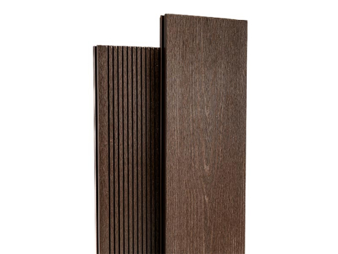 Террасная доска МПК, полнотелая, 150х24х3000 (4000), Шоколад