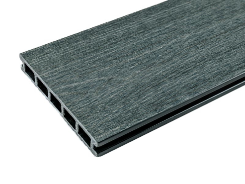 Террасная доска МПК, пустотелая, 150х24х3000 (4000), Графит