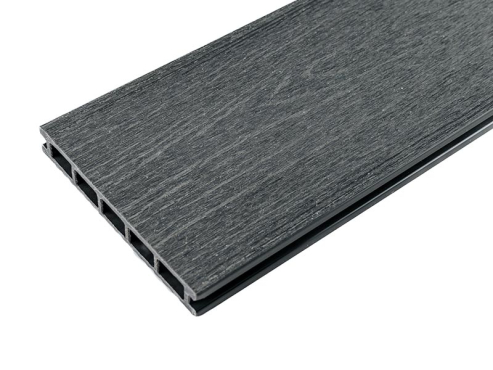 Террасная доска МПК, пустотелая, 150х24х3000 (4000), Серый